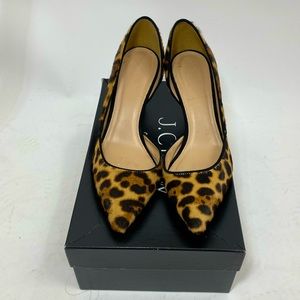 J. Crew Leopard Print Pumps - Calf fur
